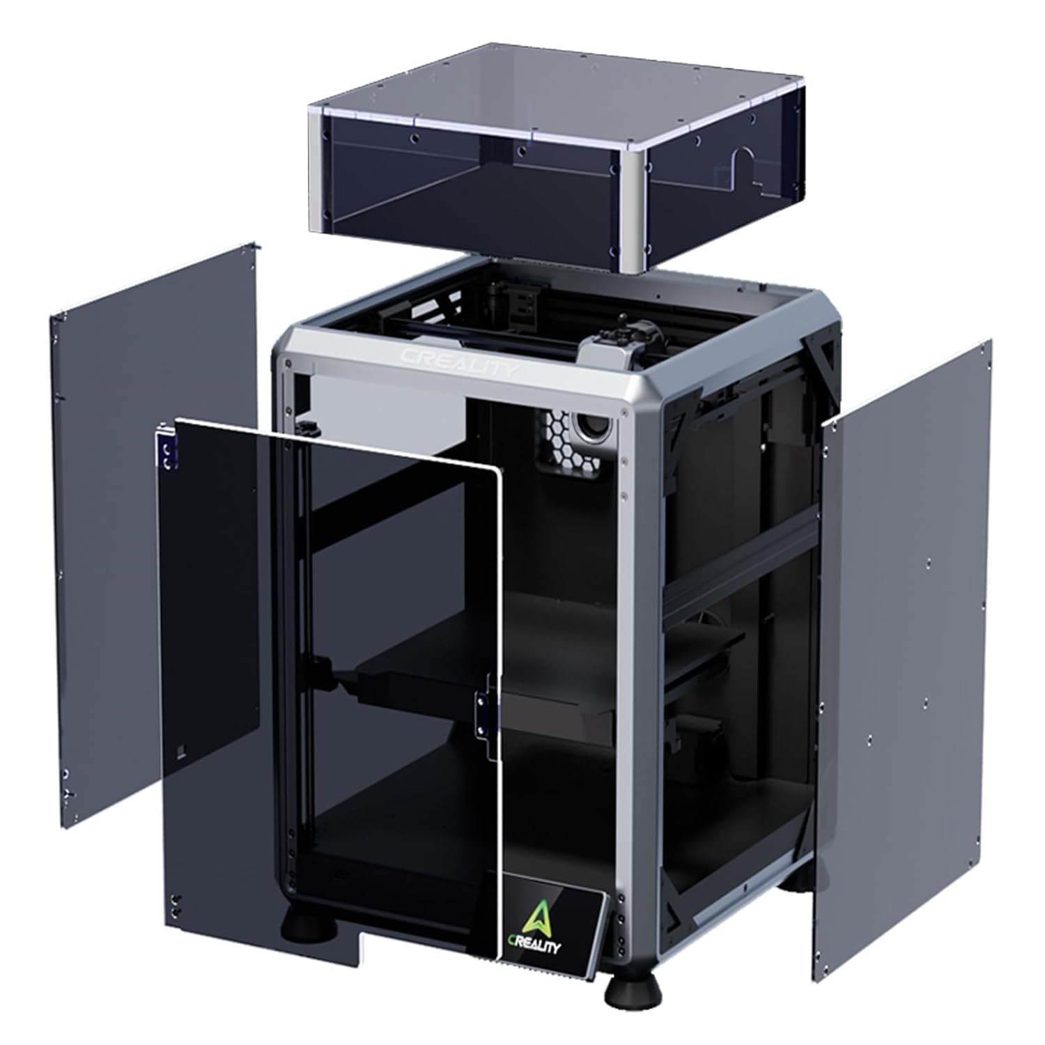 Creality K2 SE Transparent PC Enclosure, Dustproof Tent Constant Temperature Pro