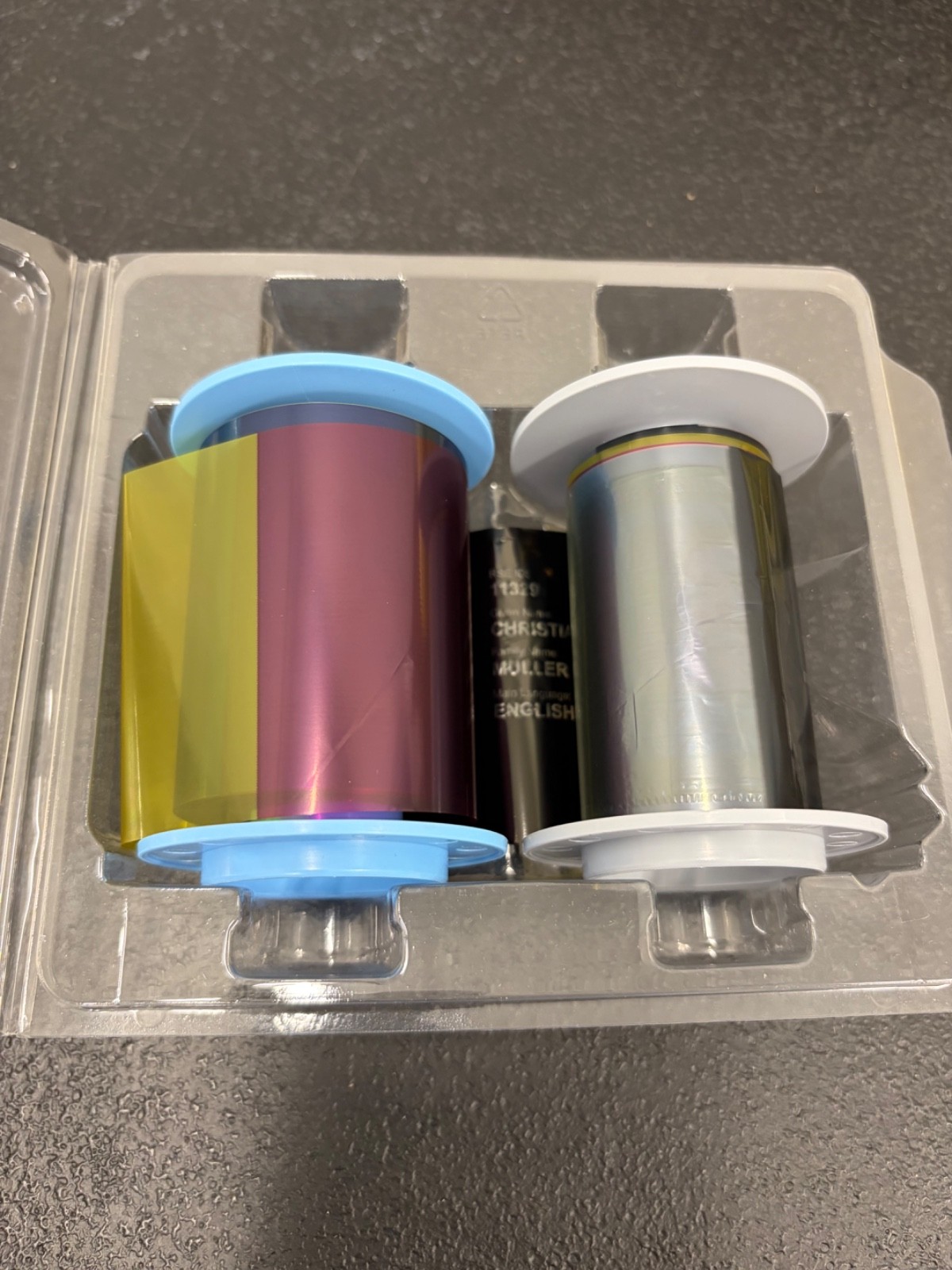 As-is OEM HID Fargo 084916 YMCKK Ribbon for the HDP6600 600 Prints