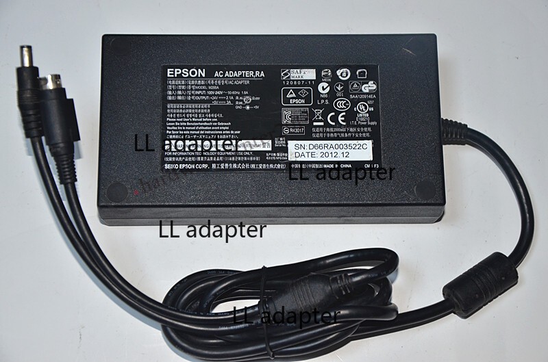 Original EPSON +24V2.1A +5V3A Power Adapter Charger M266A Dual output dedicated