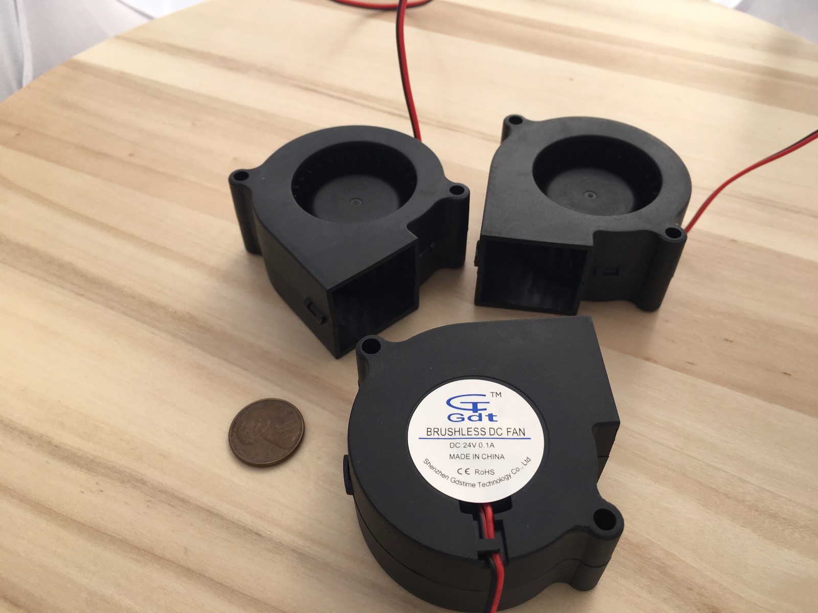 3 Pieces 60mm 24v fan Brushless Exhaust Centrifugal Blower 6028 Gdstime C36