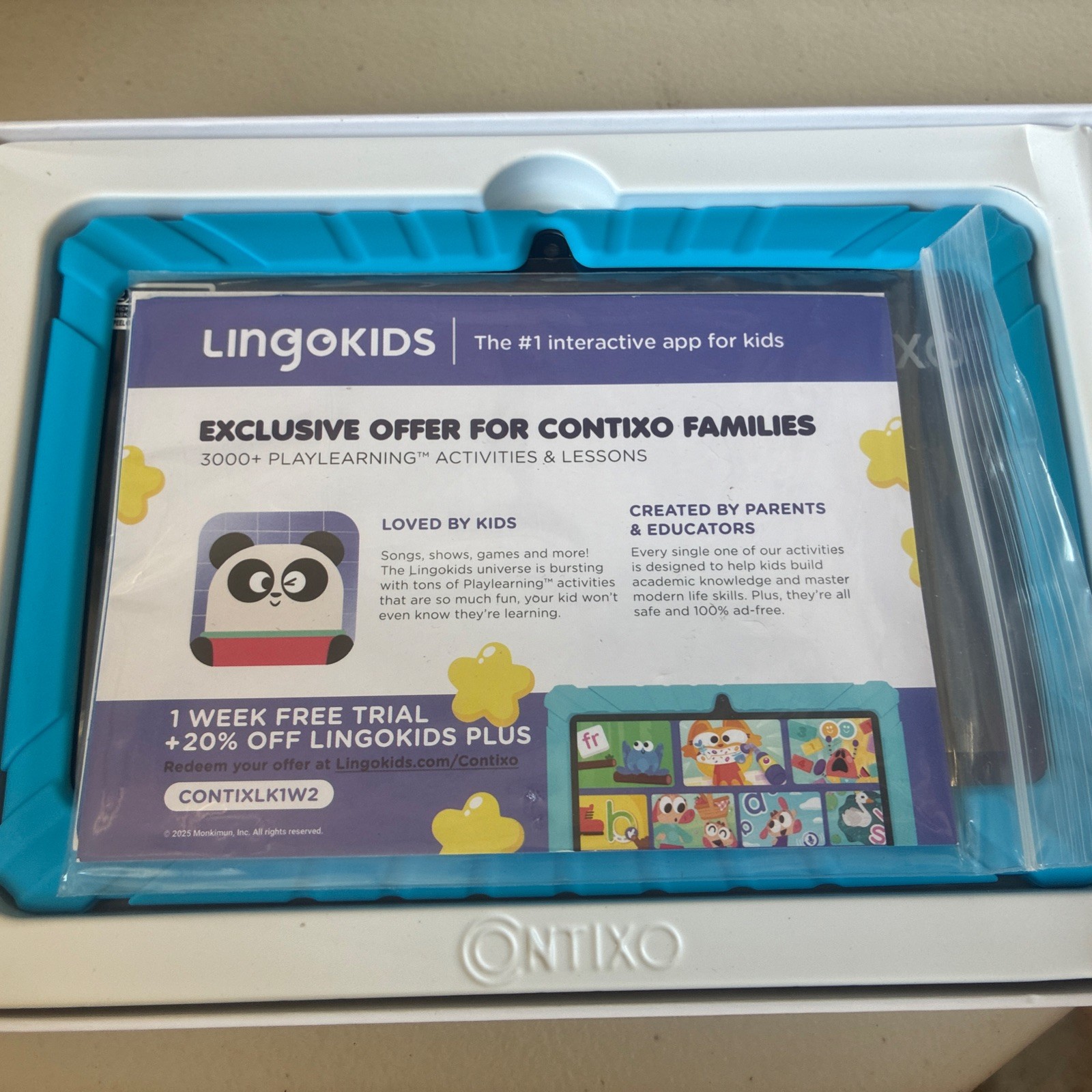 Contixo model V8 tablet 32GB - Blue