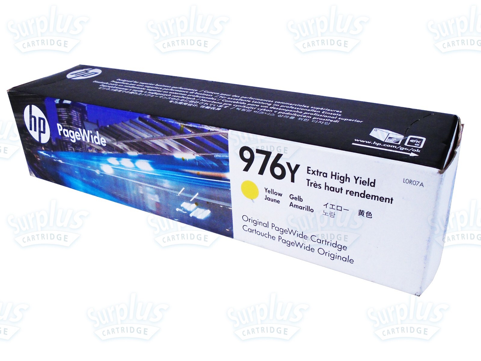 Genuine HP 976Y Extra High Yield Yellow Ink Cartridge PageWide Pro 552 577