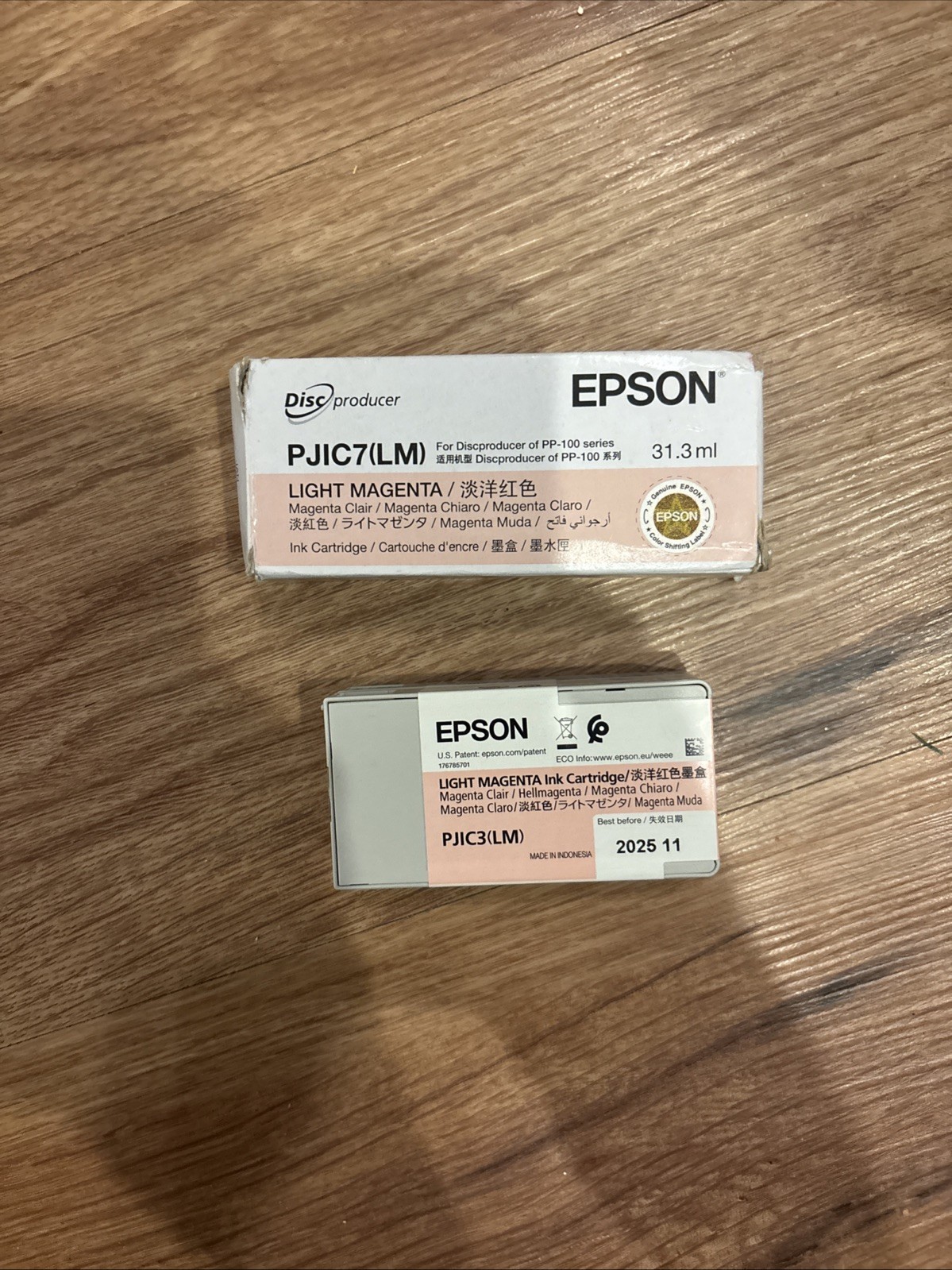 Genuine Epson Discproducer Light Magenta Ink PJIC3(LM) for PP-100 Series