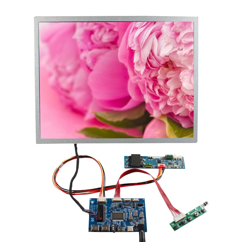 USB LCD Controller Board 15" G150XVN01 1000nit 1024x768 Outdoor LCD Screen
