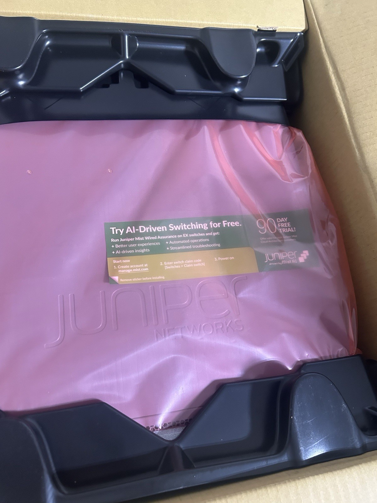 Juniper EX4300-48T-AFI 48-Port Gigabit Ethernet Network Switch NEW Open Box