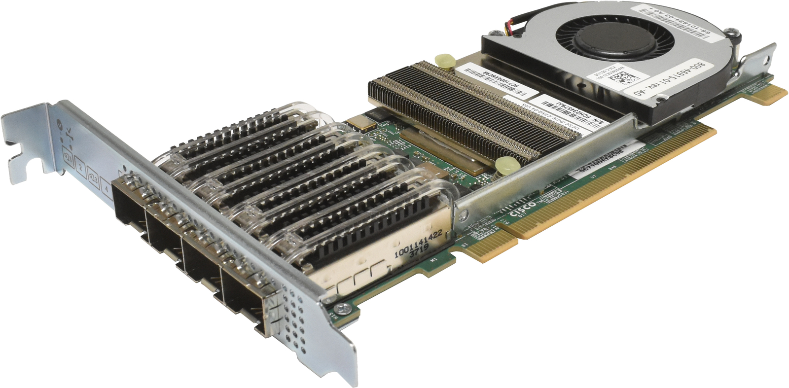 Cisco UCS VIC 1455 UCSC-PCIE-C25Q-04 4-Port 10/25G SFP28
