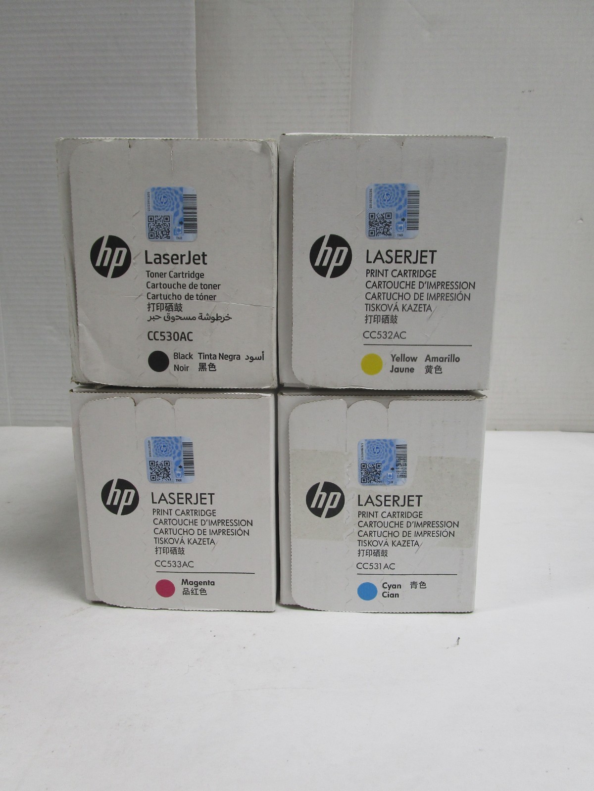 HP 304A CC530AC-531AC-532AC-533AC Toner Set LaserJet CP2025 CM2320 Genuine NEW
