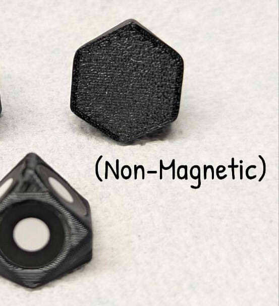 3D Scanner Targets - Geometric Target Markers (Half-Cubic) (10 pieces)