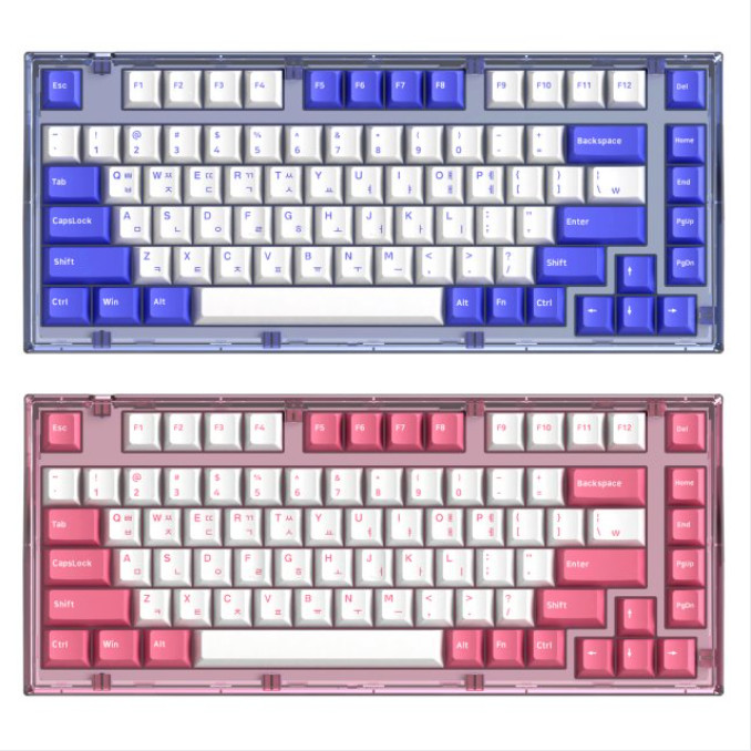ABKO AG75 Gasket Mount Mechanical Gaming Keyboard - Brown or Red Switch - 2color