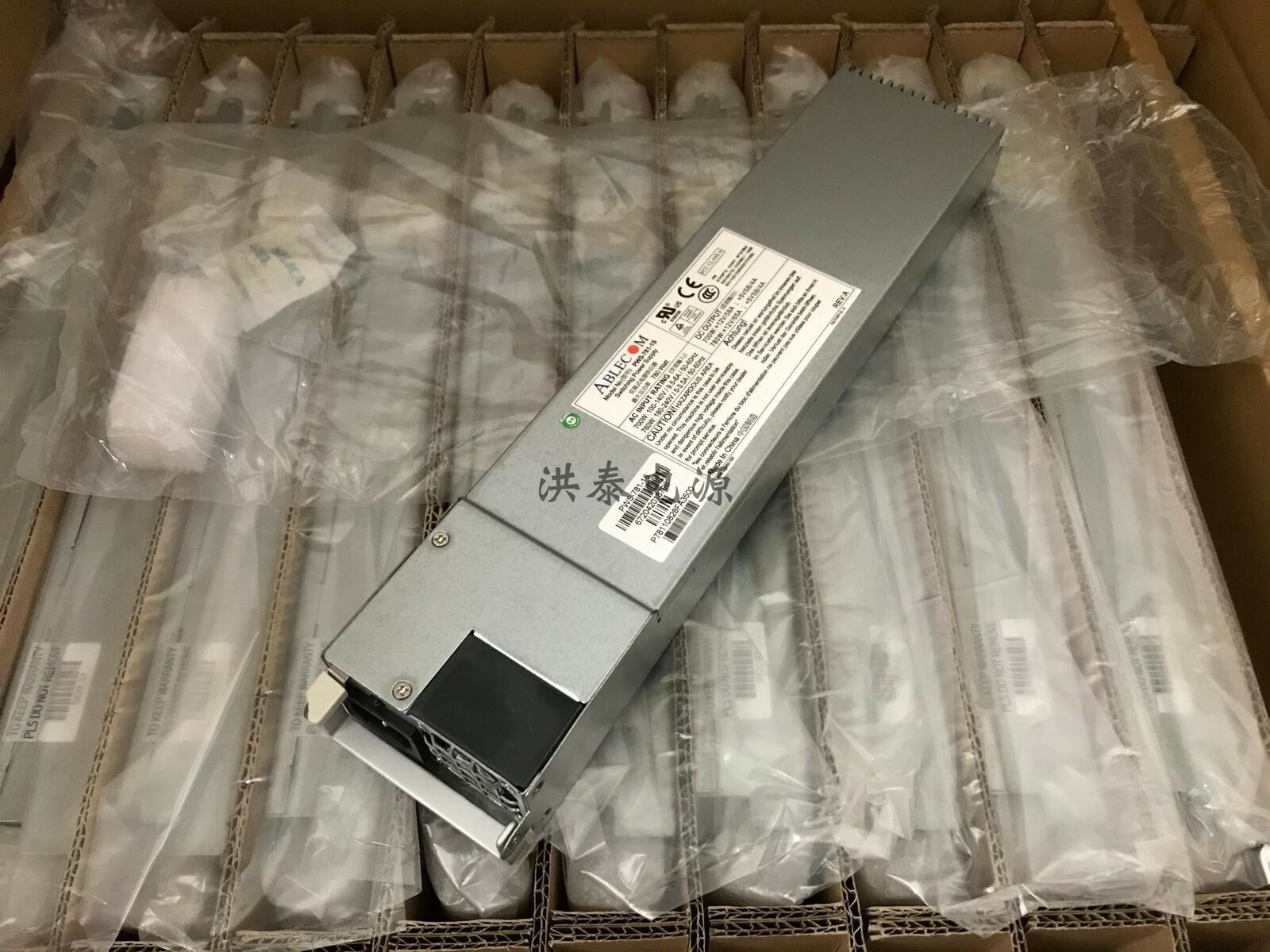 1pc ABLECOM PWS-781-1S 780W server redundant power supply
