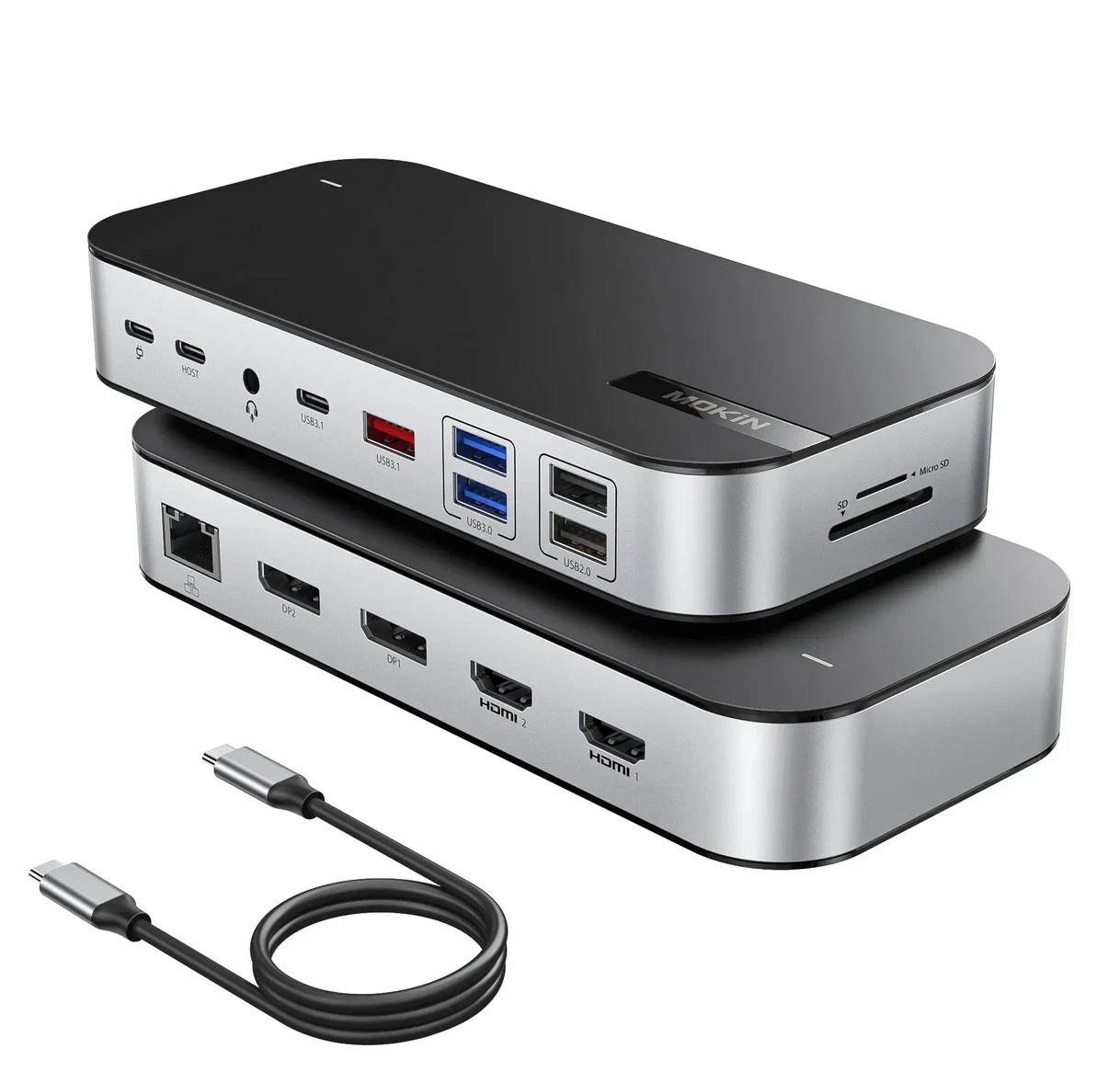 MOKiN 16 IN 1 USB C Docking Station With 8K (MODK0706): NEW [Free Shipping]