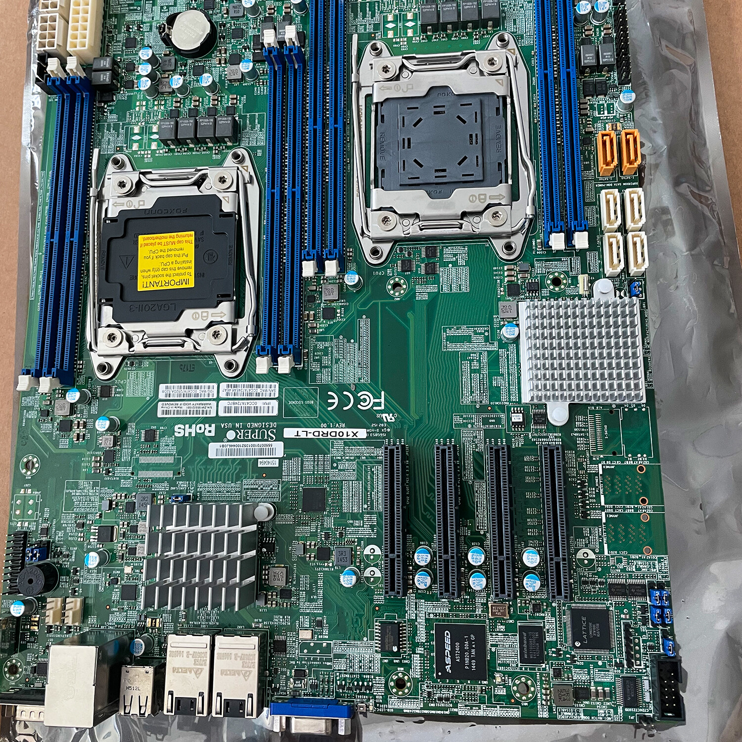 Supermicro X10DRD-LT Motherboard E-ATX Dual Socket R3 (LGA 2011)