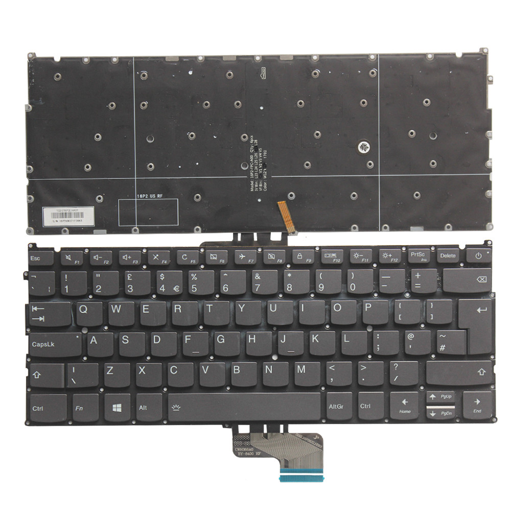 New Keyboard for Lenovo IdeaPad 720S-13 720S-13IKB 720S-13ARR Laptop UK Backlit