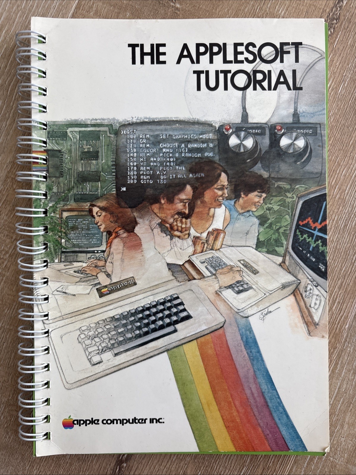 APPLE II The Applesoft Tutorial 1979 Vintage Manual Computer 030-0044-00