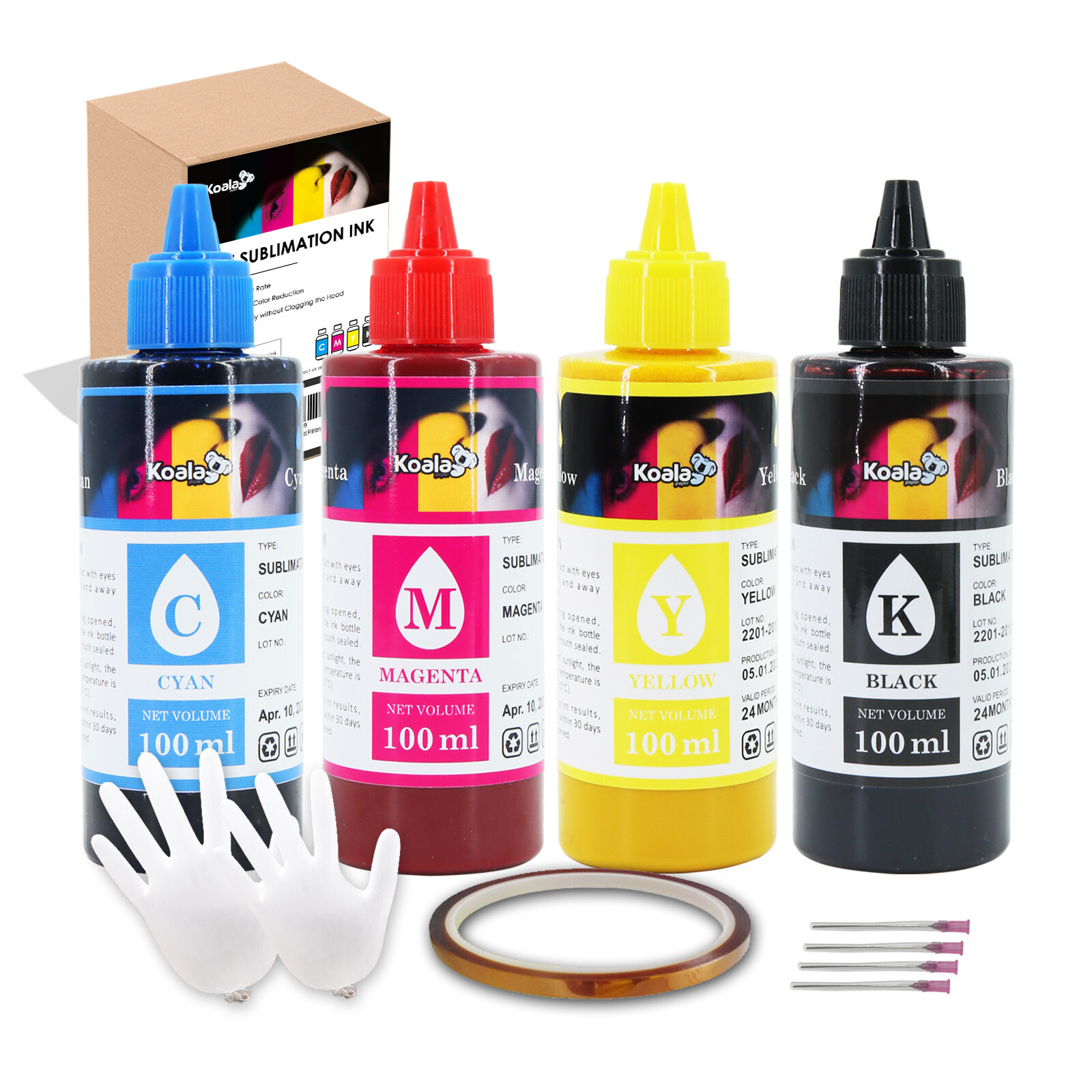 Lot Koala Sublimation ink for Inkjet Printers EcoTank 2803 2800 2720 SC F170 etc
