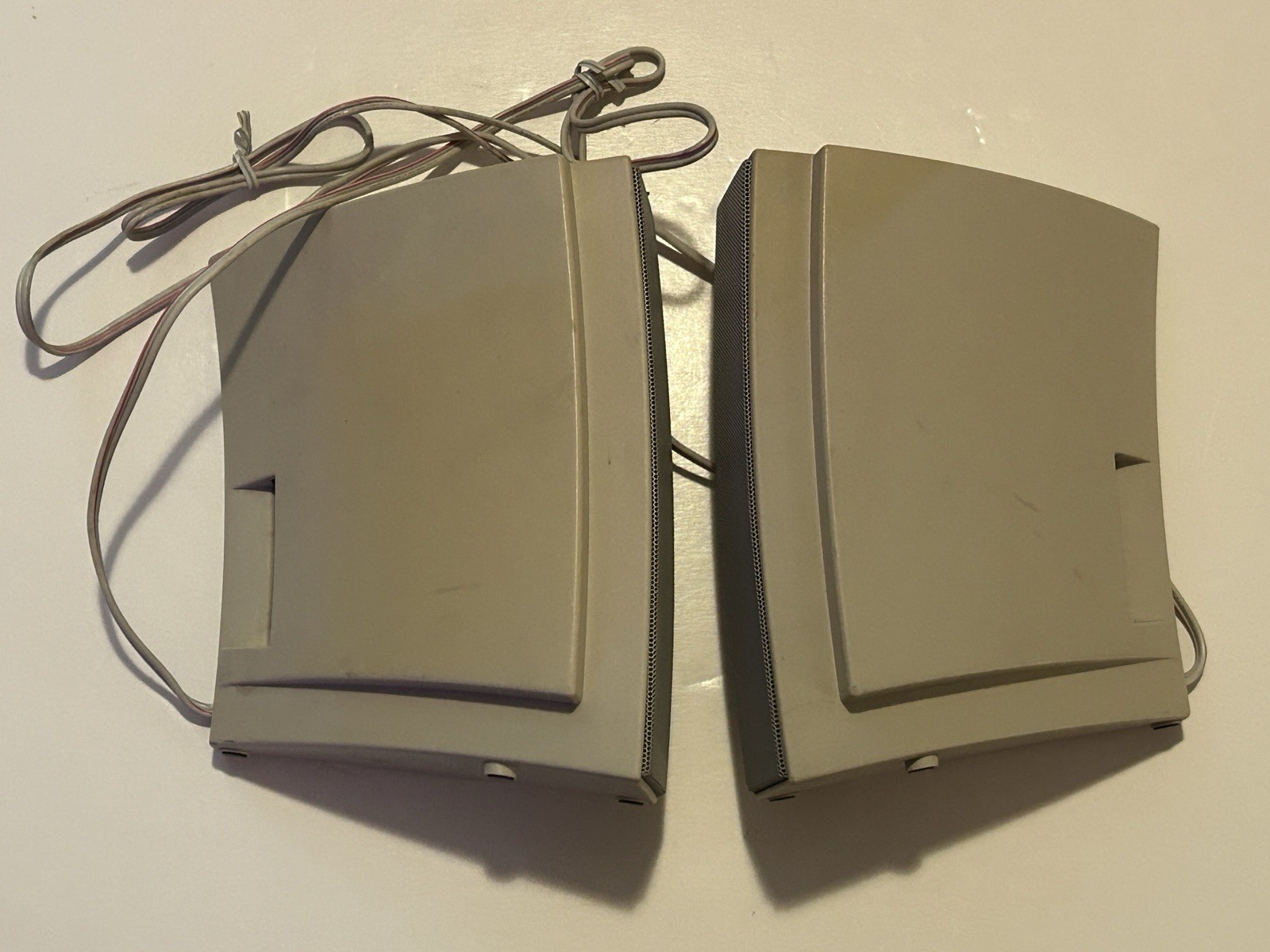 Vintage 8” Computer Speakers ~ RadioShack Tandy ~ Unusual Rare ~ Pair