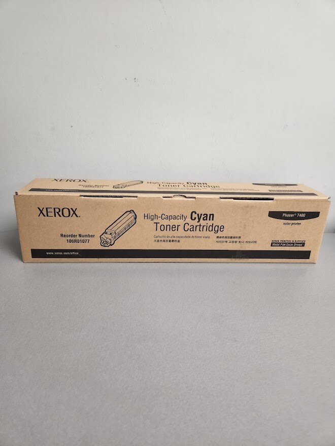 Xerox 106R01077 Phaser 7400 Cyan High Capacity Toner