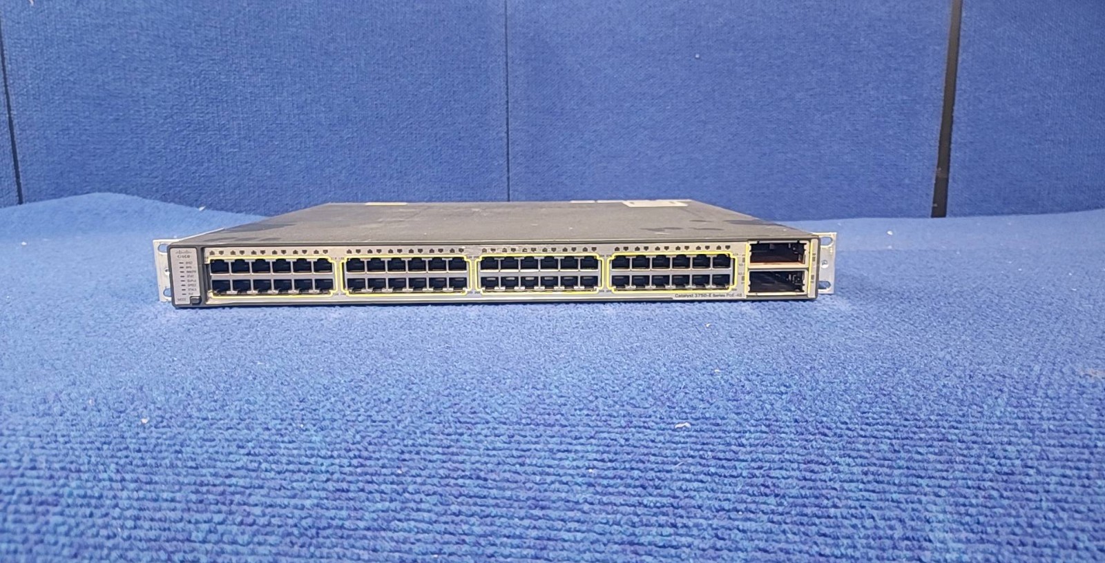 CISCO WS-C3750E-48PD-S 48-Port Gigabit POE Switch no cables