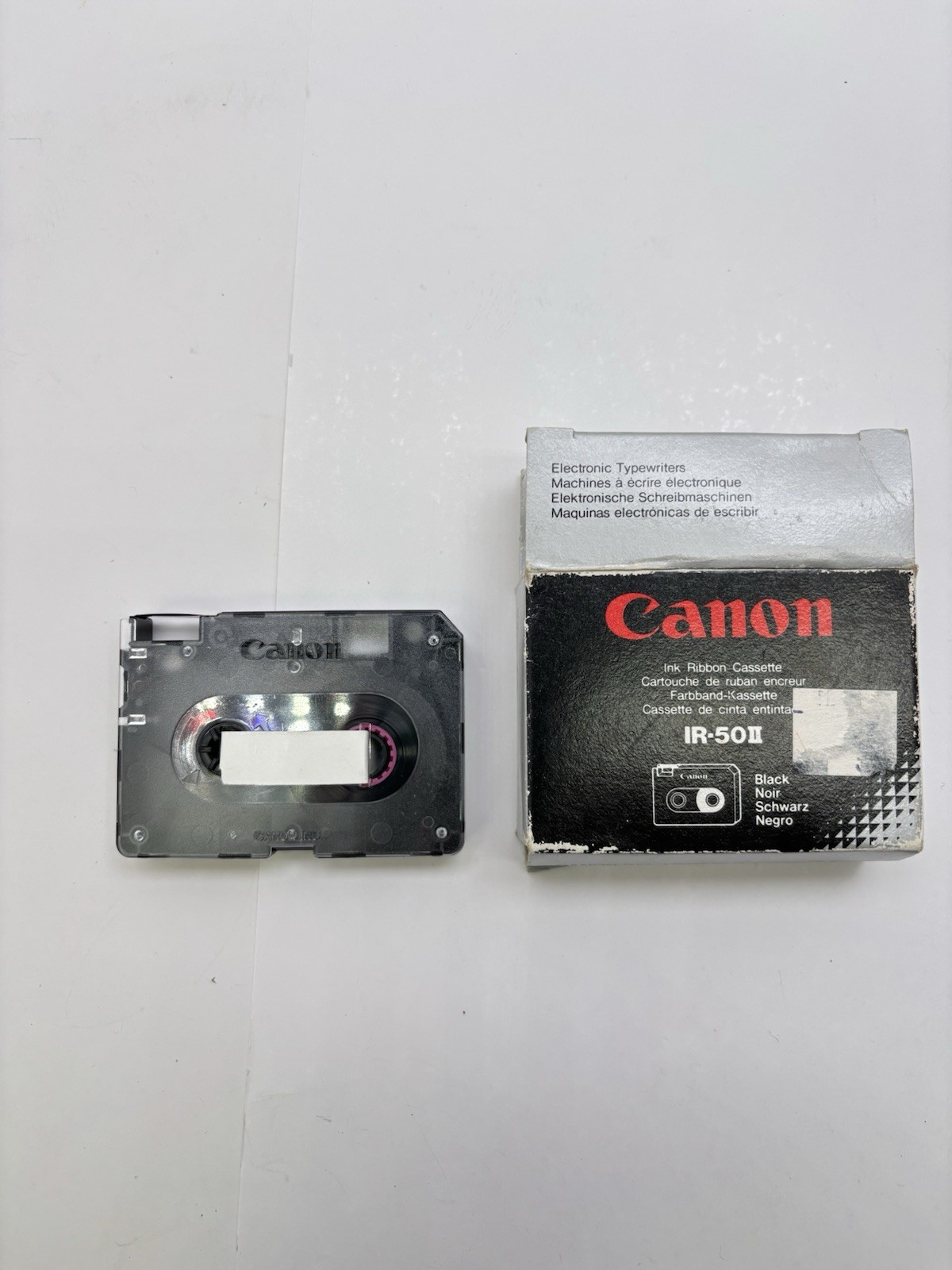 Canon IR-50 II Ink Ribbon Cassette black - old stock AS IS vintage