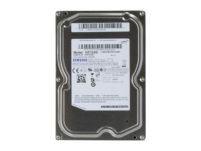 Samsung Spinpoint 1TB 5400RPM 3.5" SATA Desktop Hard Drive HD103SI