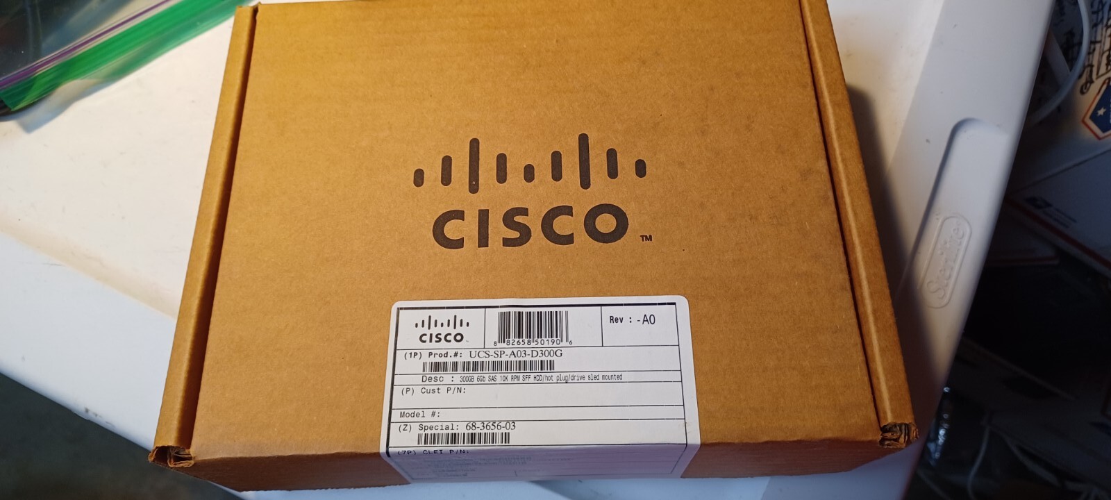 NIB Sealed New Cisco Original UCS-SP-A03-D300G 300Gb 6Gbps 2.5" 10k SAS HDD 