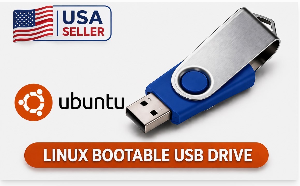 Ubuntu Linux Bootable USB Latest Version 26.04 Ready to Use Fast Install Live OS