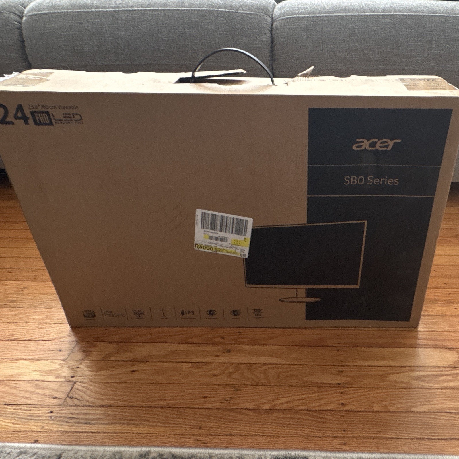 Acer SB0 Series 23.8" IPS LED Monitor 1920x1080 AMD FreeSync Slim Bezel Black