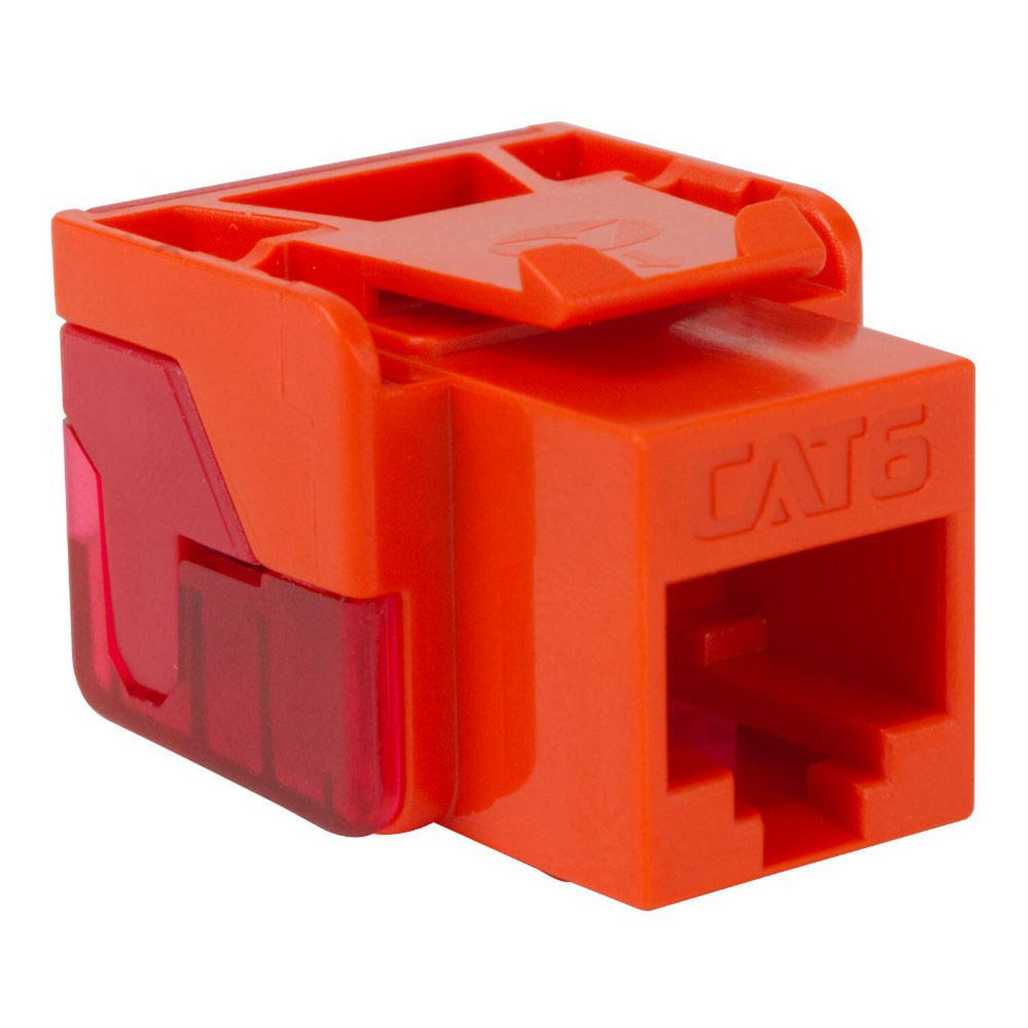 ICC CAT6 RJ45 Keystone Jack for EZ Style, Orange