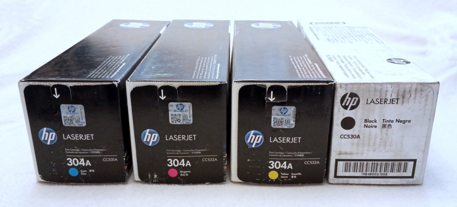 HP 304A LaserJet Toner Cartridge Set | Complete CMYK 4-Pack