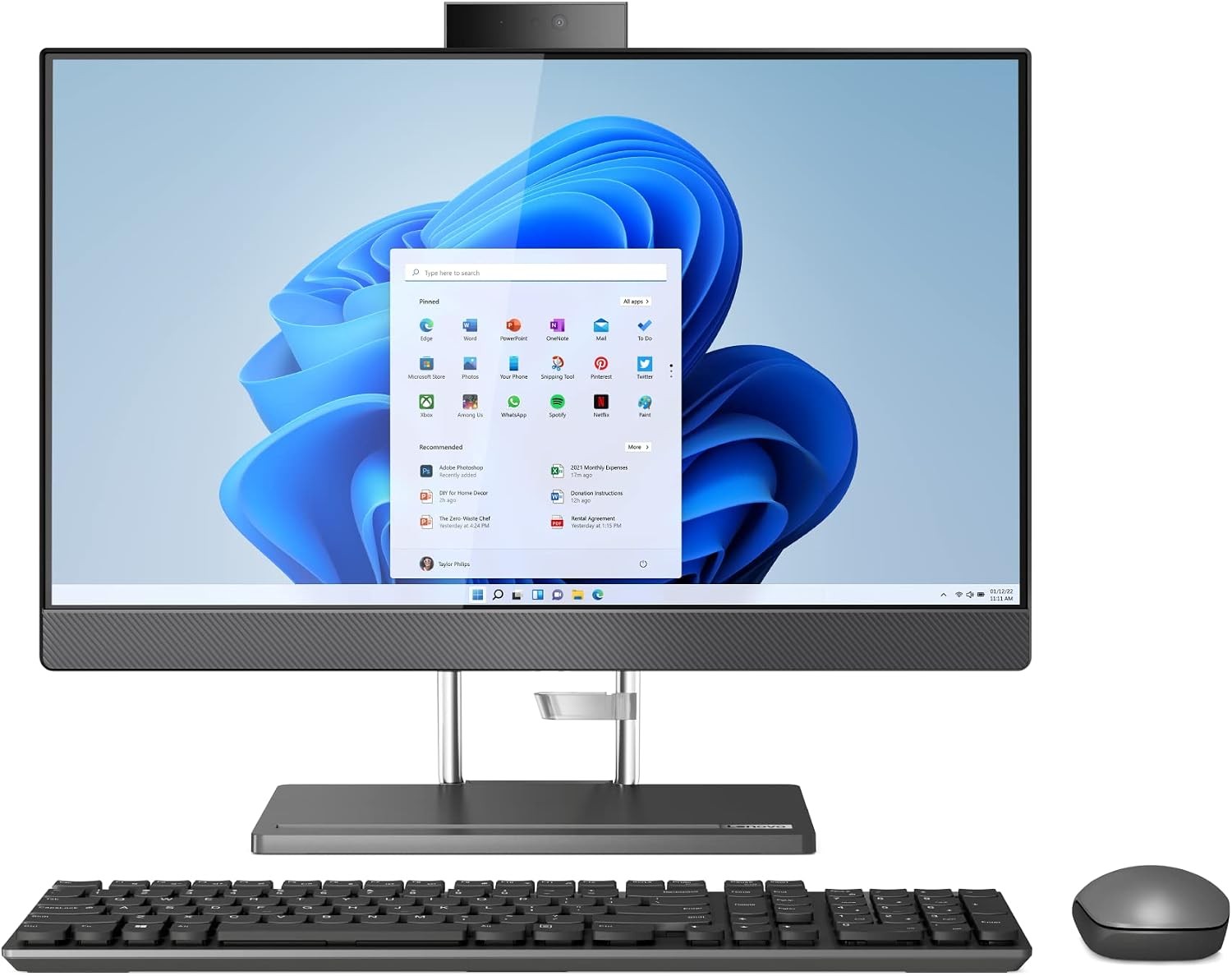 Lenovo IdeaCentre AIO 5 24IAH7 23.8” Core I5-12500H 2.5GHz 8GB RAM 256GB SSD