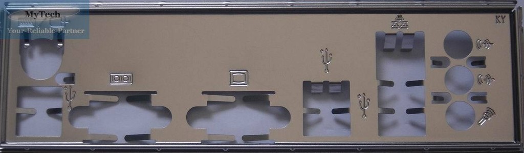 ASUS I/O IO SHIELD BLENDE BRACKET  AT5NM10T-I, AT4NM10T-I