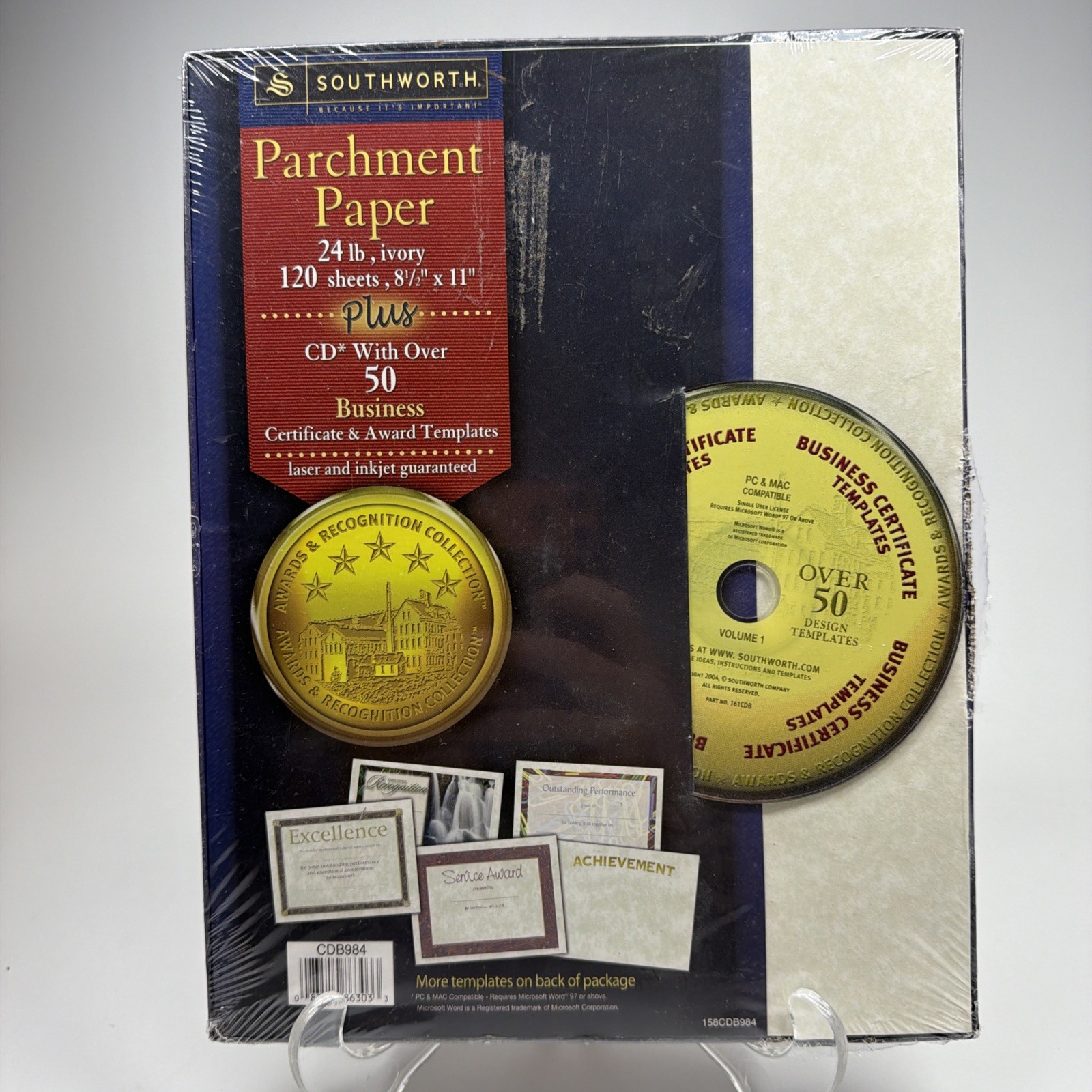 Southworth Certificates Parchment Paper With CD Business Certificates Awards NEW