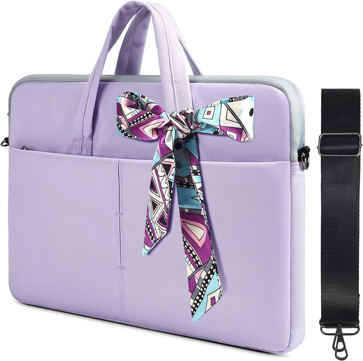 Purple Shoulder Sleeve Bag for 17-17.3 Inch Laptops - Acer, HP, Dell, Lenovo, AS