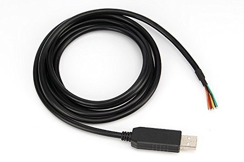 6FT FT232RL USB to 5V TTL Uart Serial Cable TTL232R5V Wire End Connector