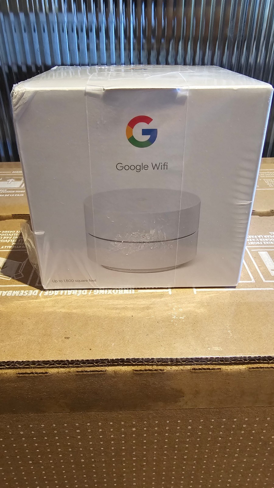For sale is a new unopened Google Wifi AC1200 Router model GJ2CQ $50F