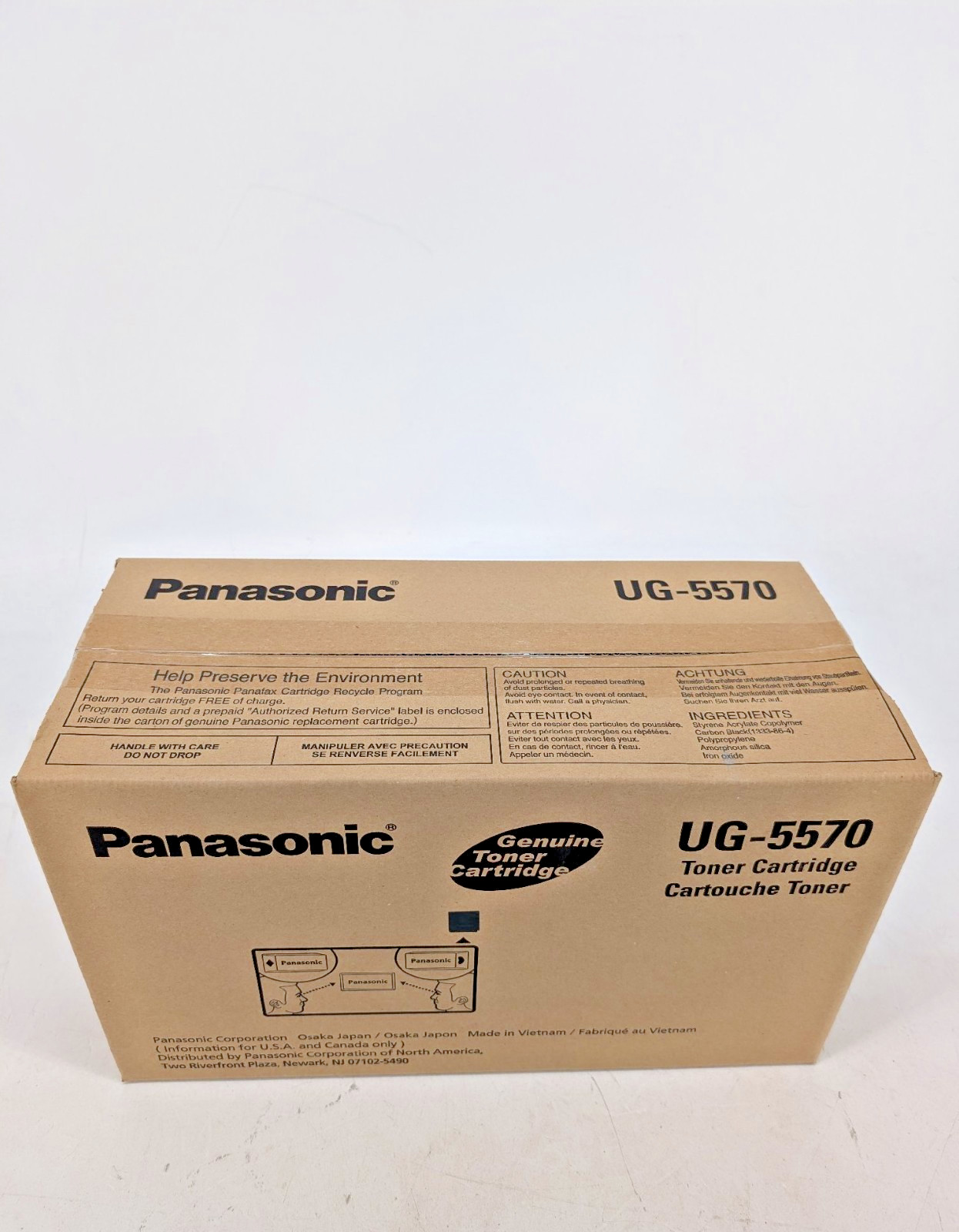 Panasonic UG-5570 Genuine Black Toner Cartridge Sealed Original Box