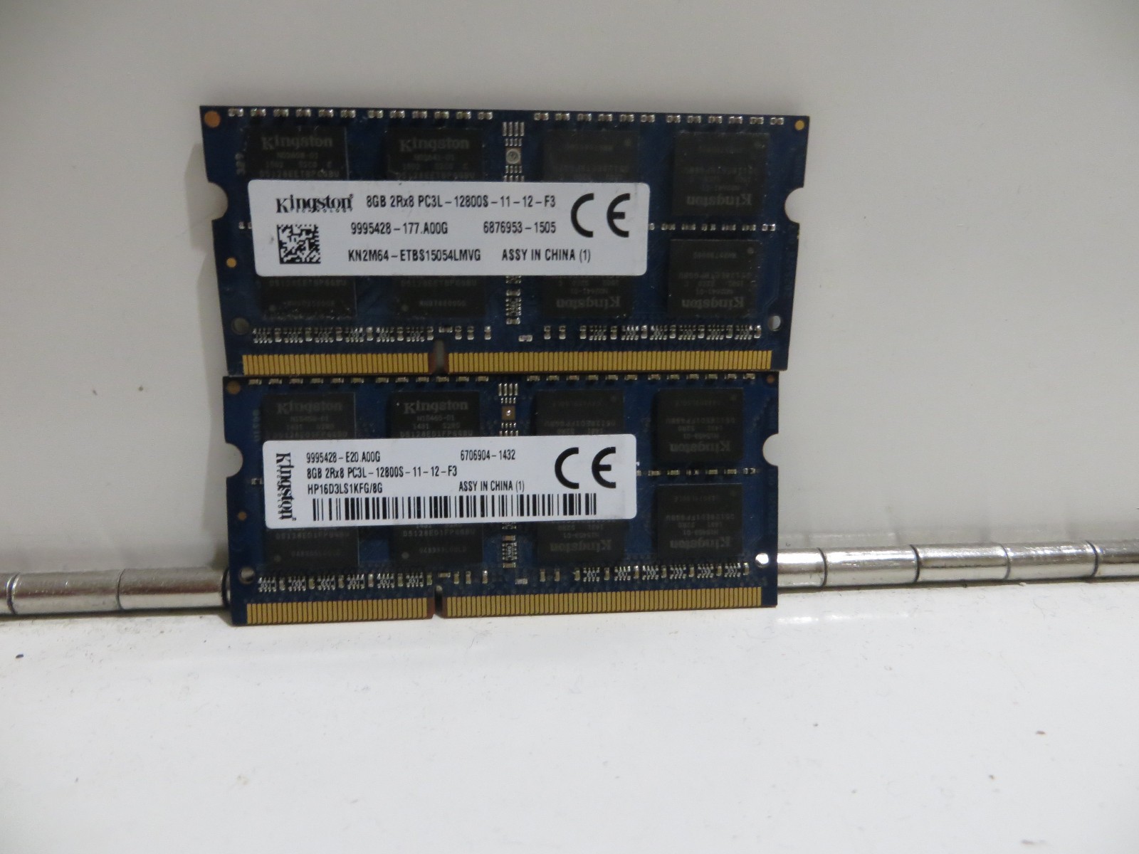 Kingston 16GB (2x8GB) 2Rx8 PC3L-12800s DDR3L 1600MHz Laptop SDRAM Memory