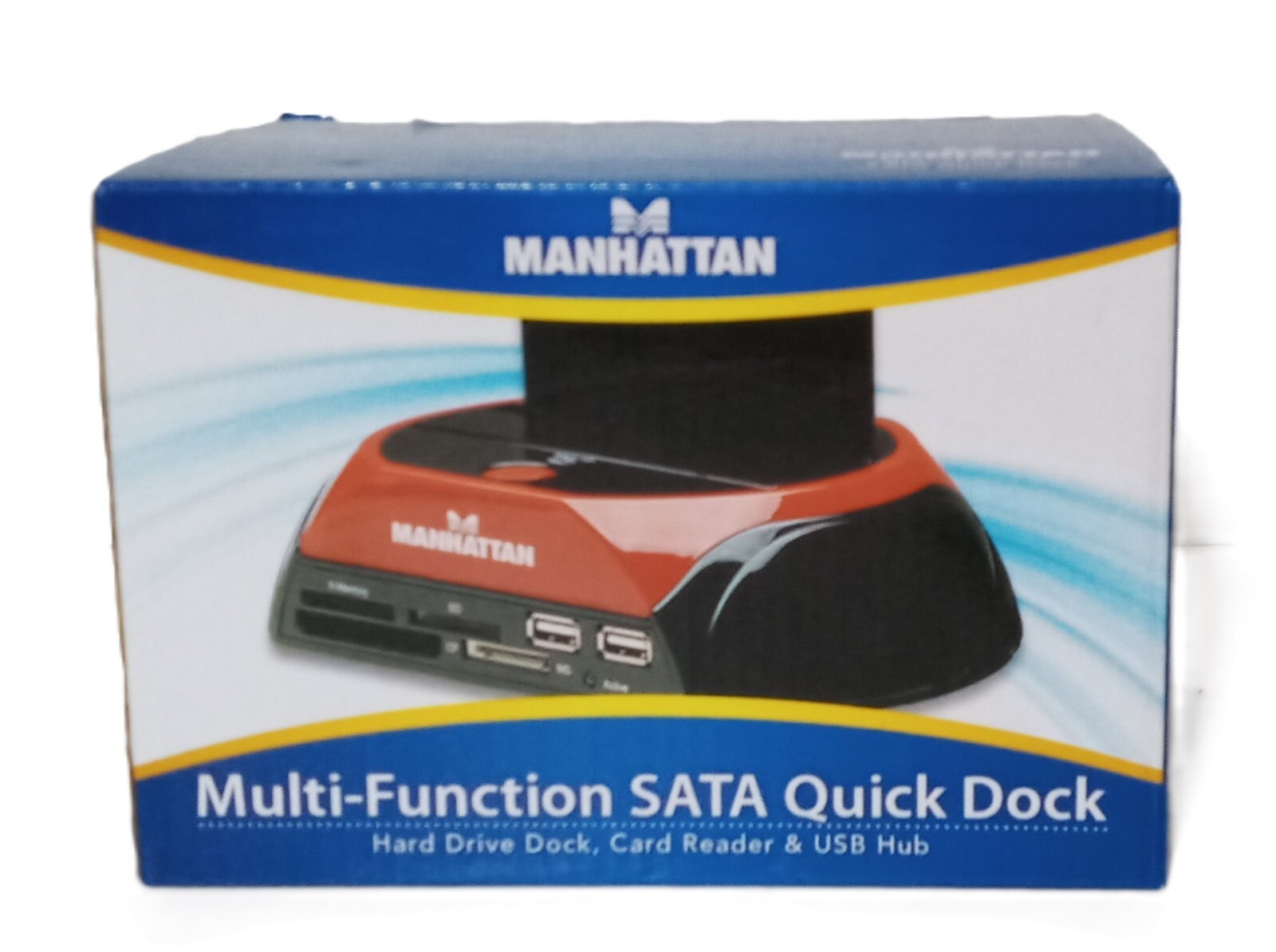 USB/ Multi-Function SATA 3.5"/2.5" HD Quick Dock/ USB Hub + Card Reader - 130004