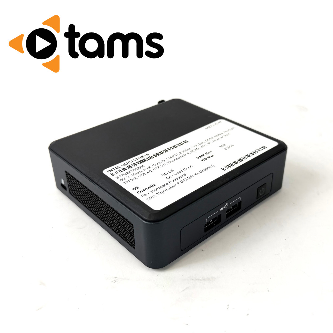 Intel NUC NUC11TNKv5 i5-1145G7 2.6GHz 8GB DDR4 256GB NVMe NO OS