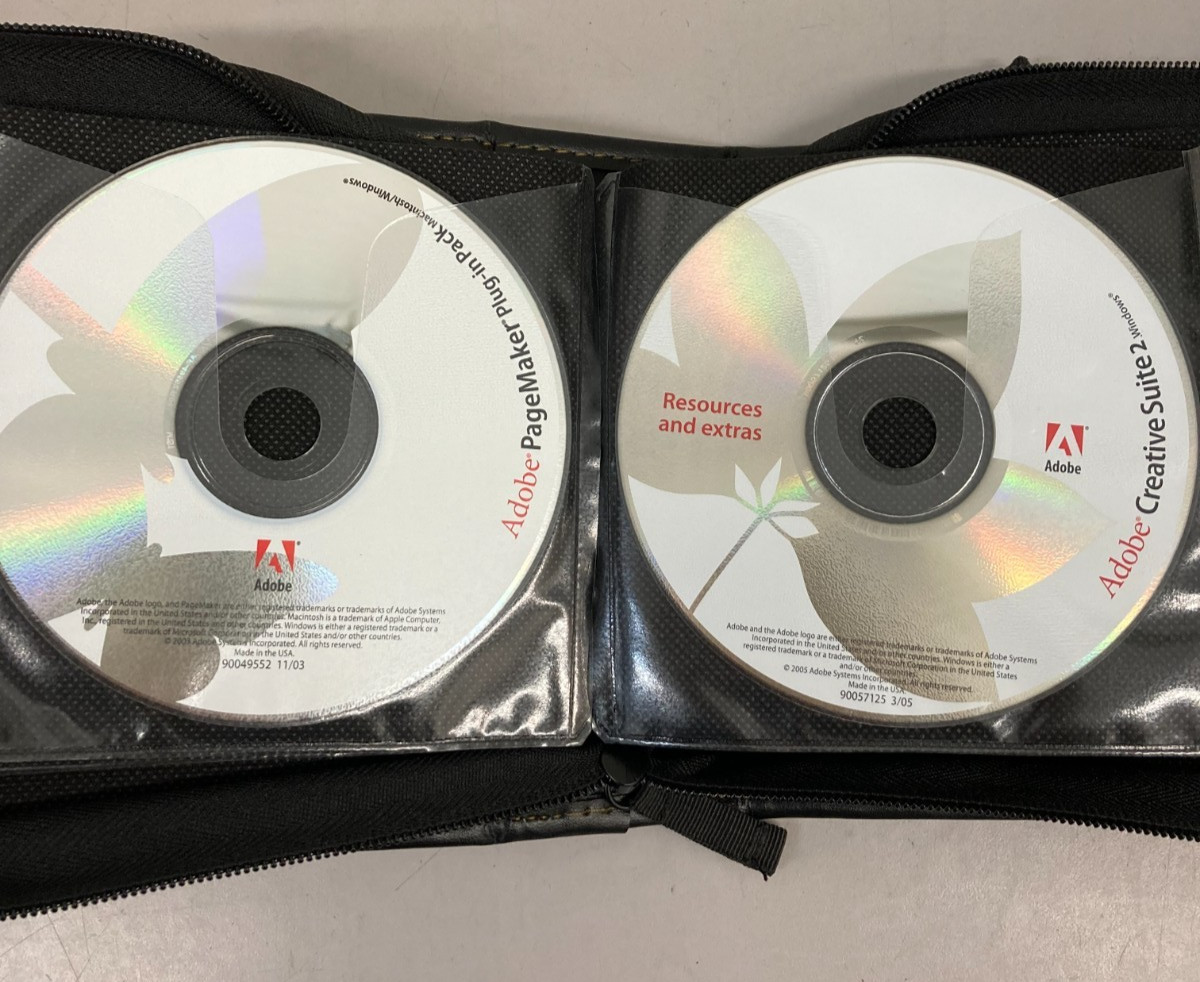 Lot of 26 Adobe Discs - Creative Suite, Premiere, Video Collection & others w/ke