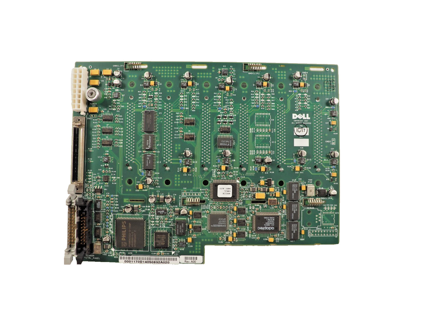 Vintage Dell PowerEdge 3200 0001170D14050892A020 HDD Backplane board