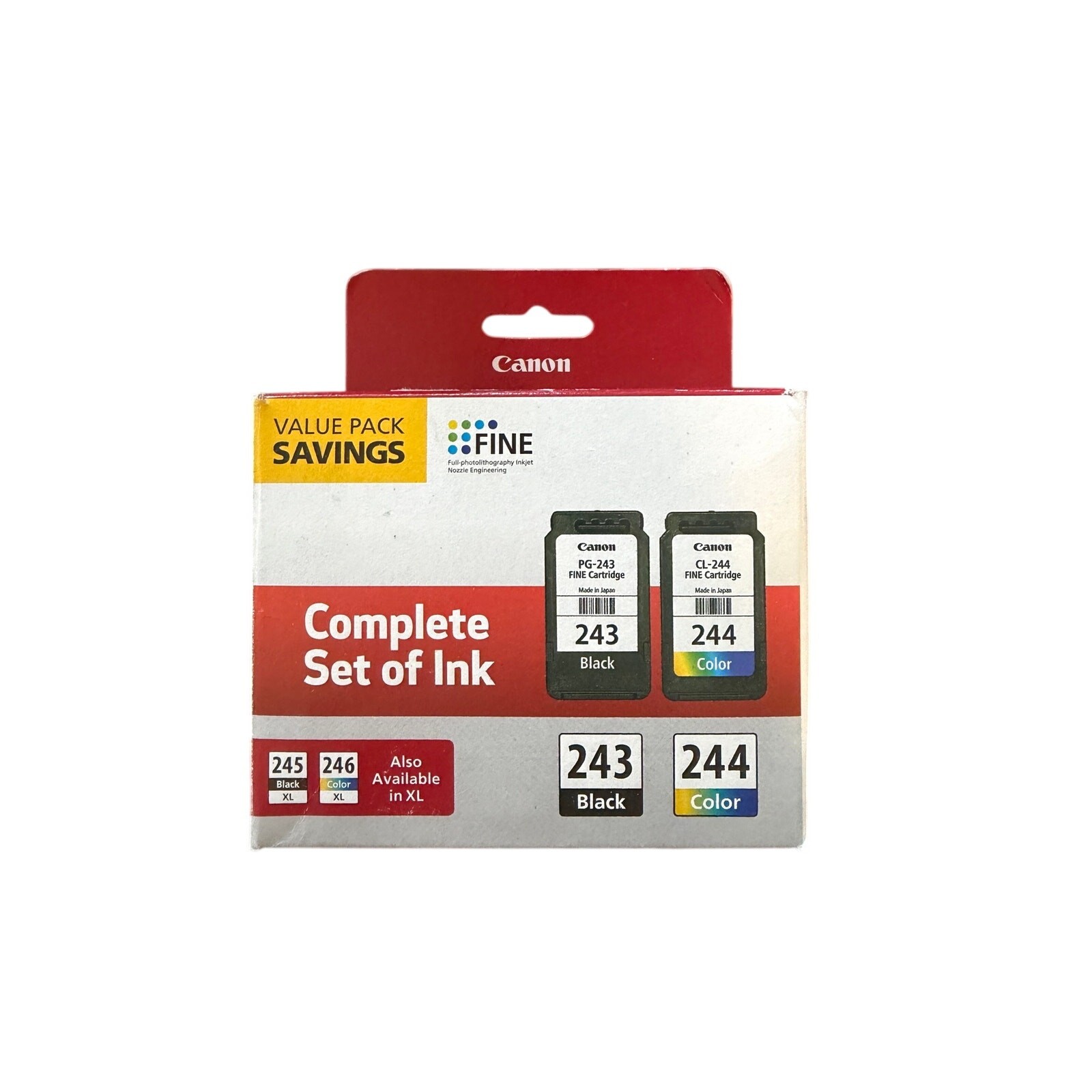 Genuine Canon PG-243 CL-244 Black Color Ink Cartridge Value Pack Sealed