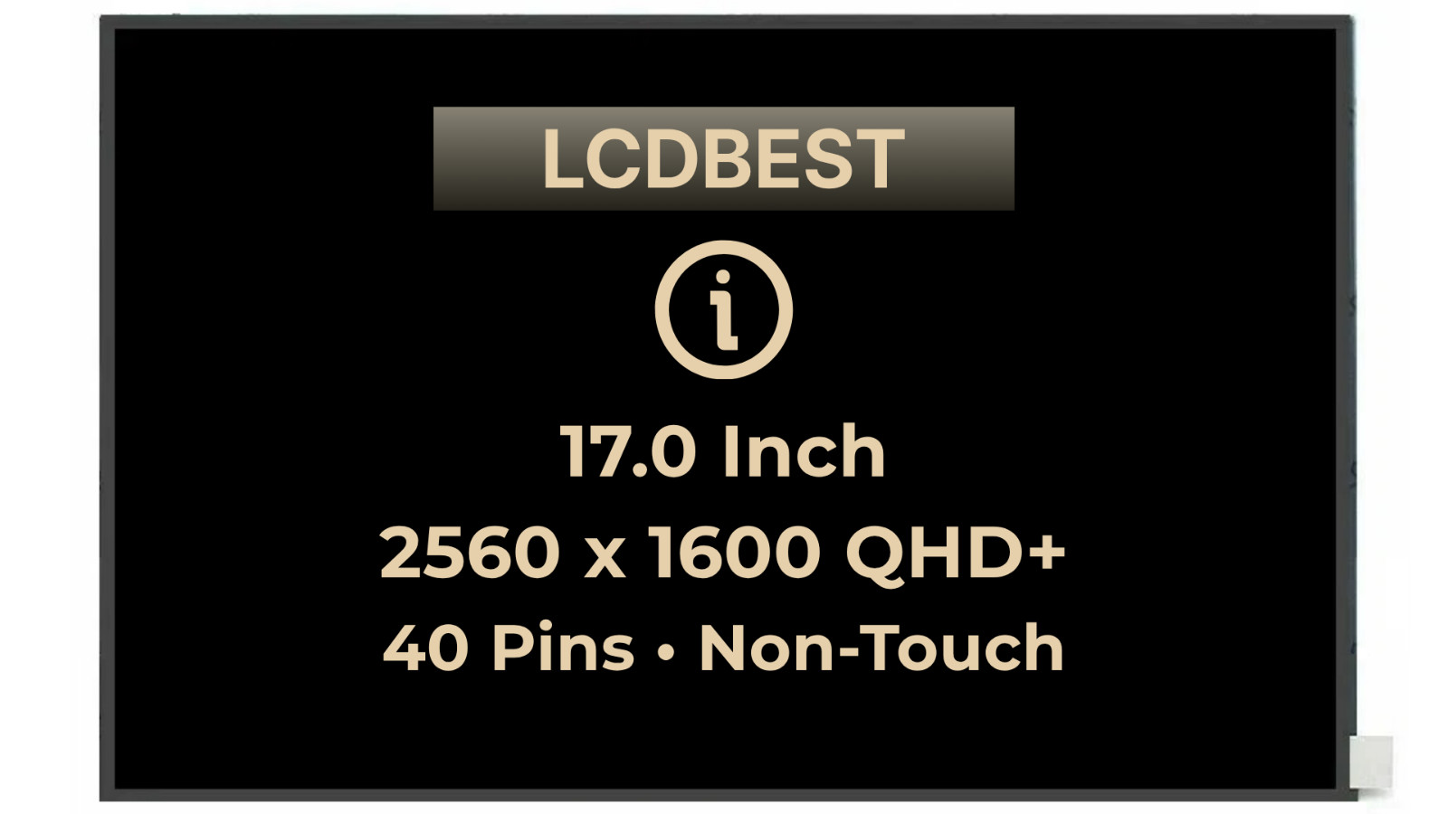 LP170WQ1 SPF2 LP170WQ1-SPF2 LP170WQ1(SP)(F2) QHD 40 PIN IPS LCD Screen Display