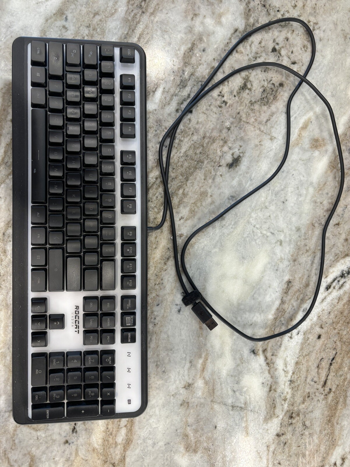 ROCCAT Magma RGB Silent Membrane Gaming Keyboard - Black