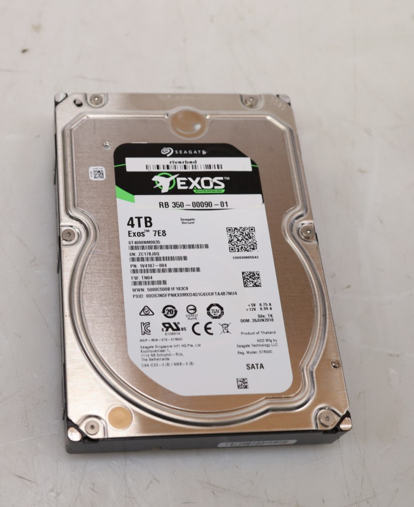 Seagate Exos 7E8 ST4000NM0035 1V4107-004 4TB 3.5" SATA 6Gb/s 7200RPM HDD