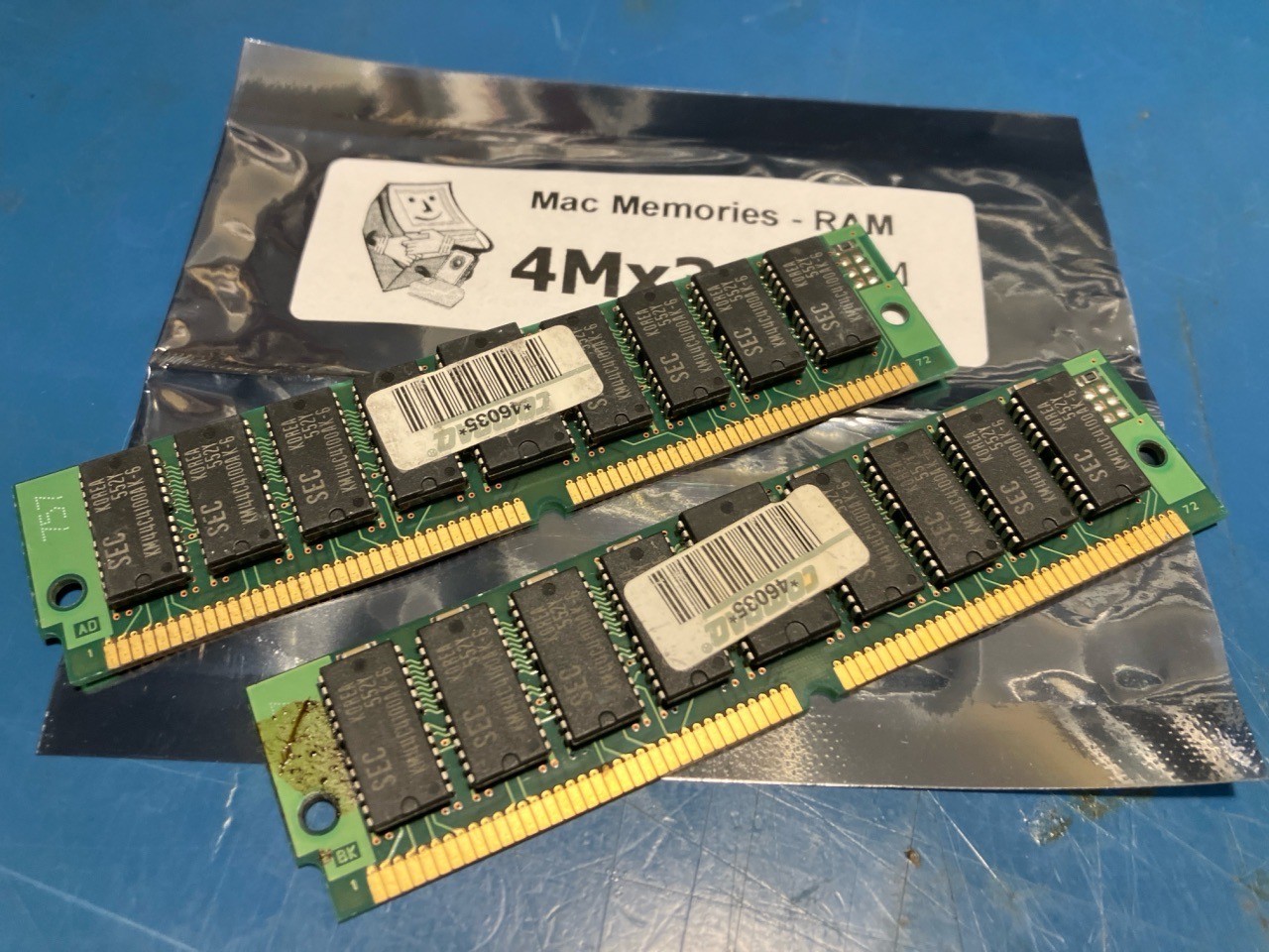 2x 16MB 4Mx36 FPM QC 72-Pin Parity 60ns 70ns Fast Page Mode SIMM Memory RAM