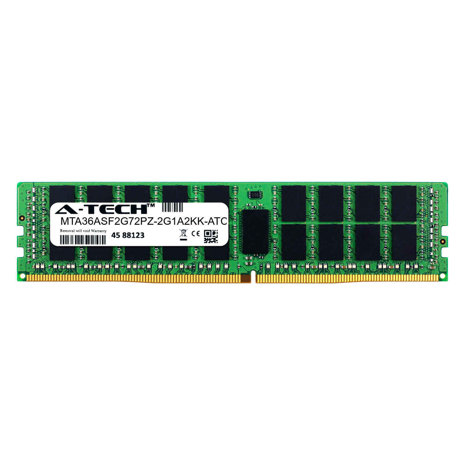 16GB PC4-17000R RDIMM (Replacement for Micron MTA36ASF2G72PZ-2G1A2KK) Memory RAM