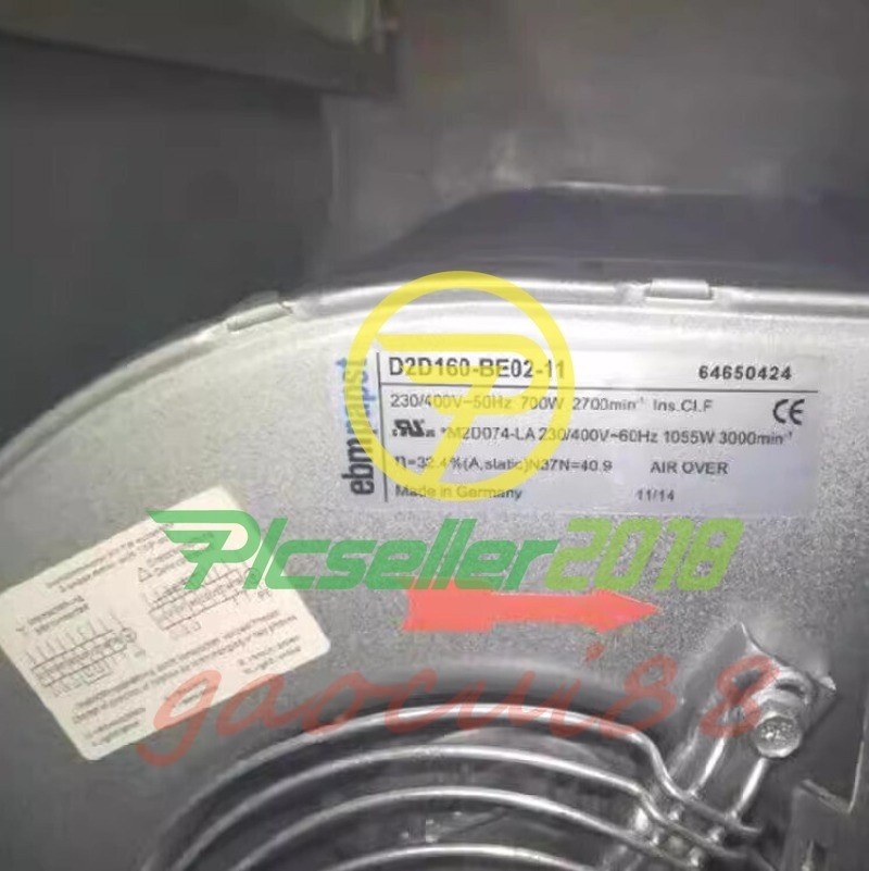 D2D160-BE02-11 64650424 M2D074 230/400V 700W Frequency Converter Centrifugal Fan