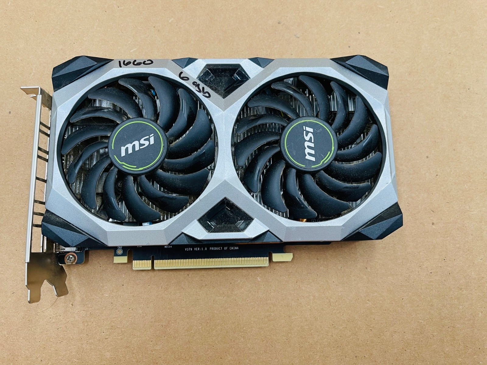 MSI GeForce GTX 1660 VENTUS XS 6G OC 6GB  GFX Graphic Card