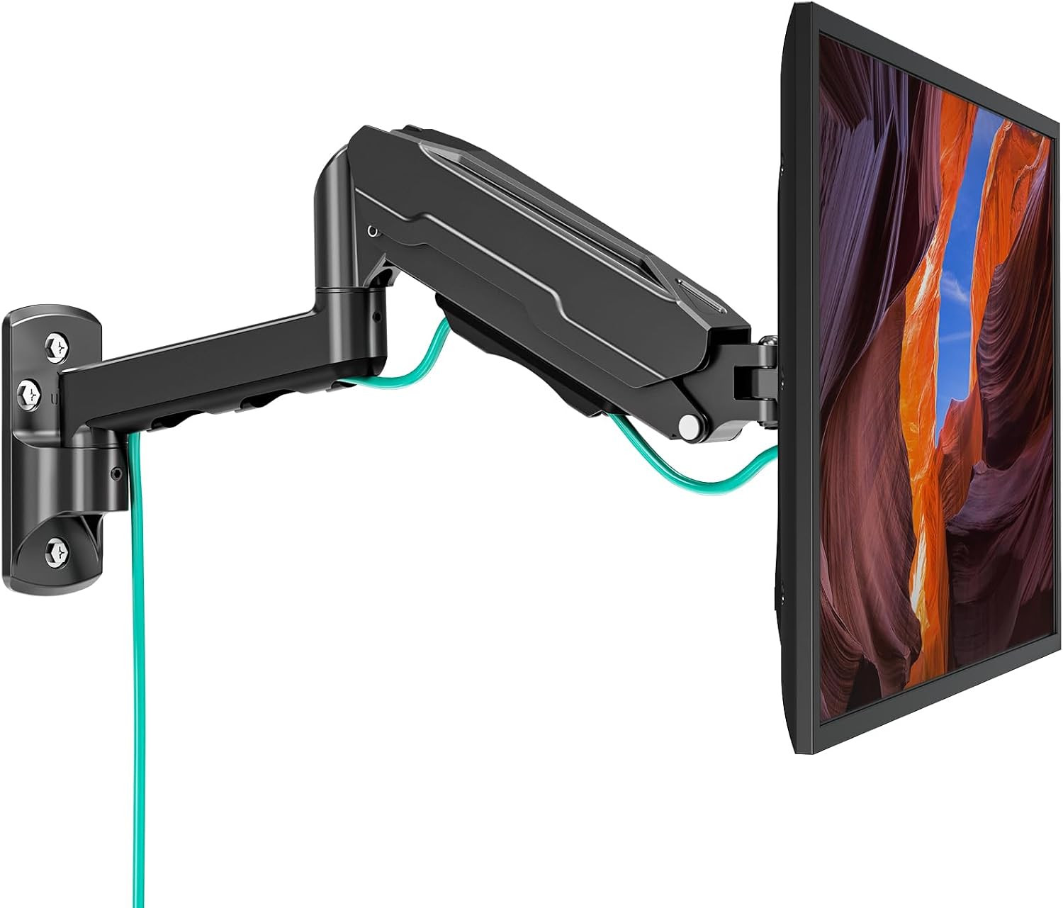 MOUNT PRO Single Monitor Wall Mount for 13 to 32 Inch Computer Screens, Height A